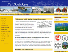 Tablet Screenshot of feldkruecken.de